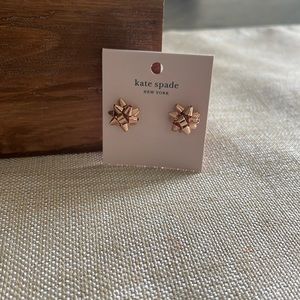 New Kate Spade bow stud earrings